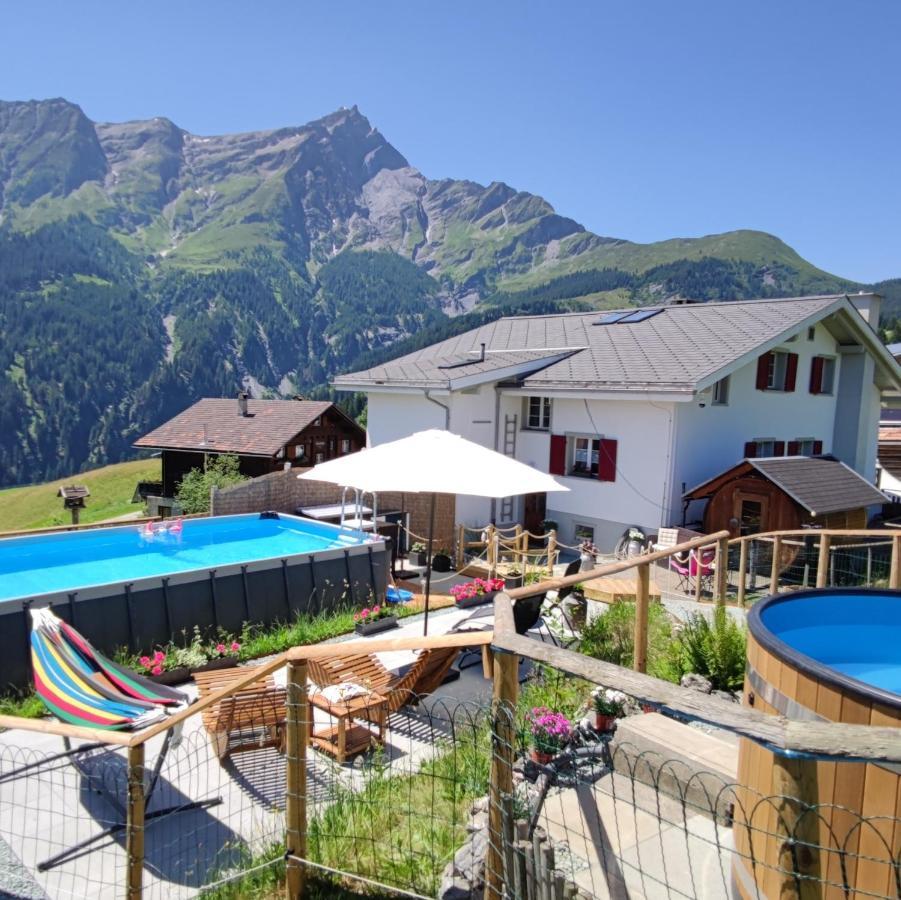 Gasthaus Alpina Tschappina Dış mekan fotoğraf