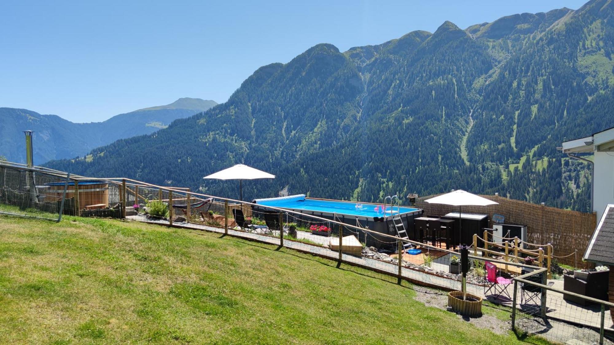 Gasthaus Alpina Tschappina Dış mekan fotoğraf