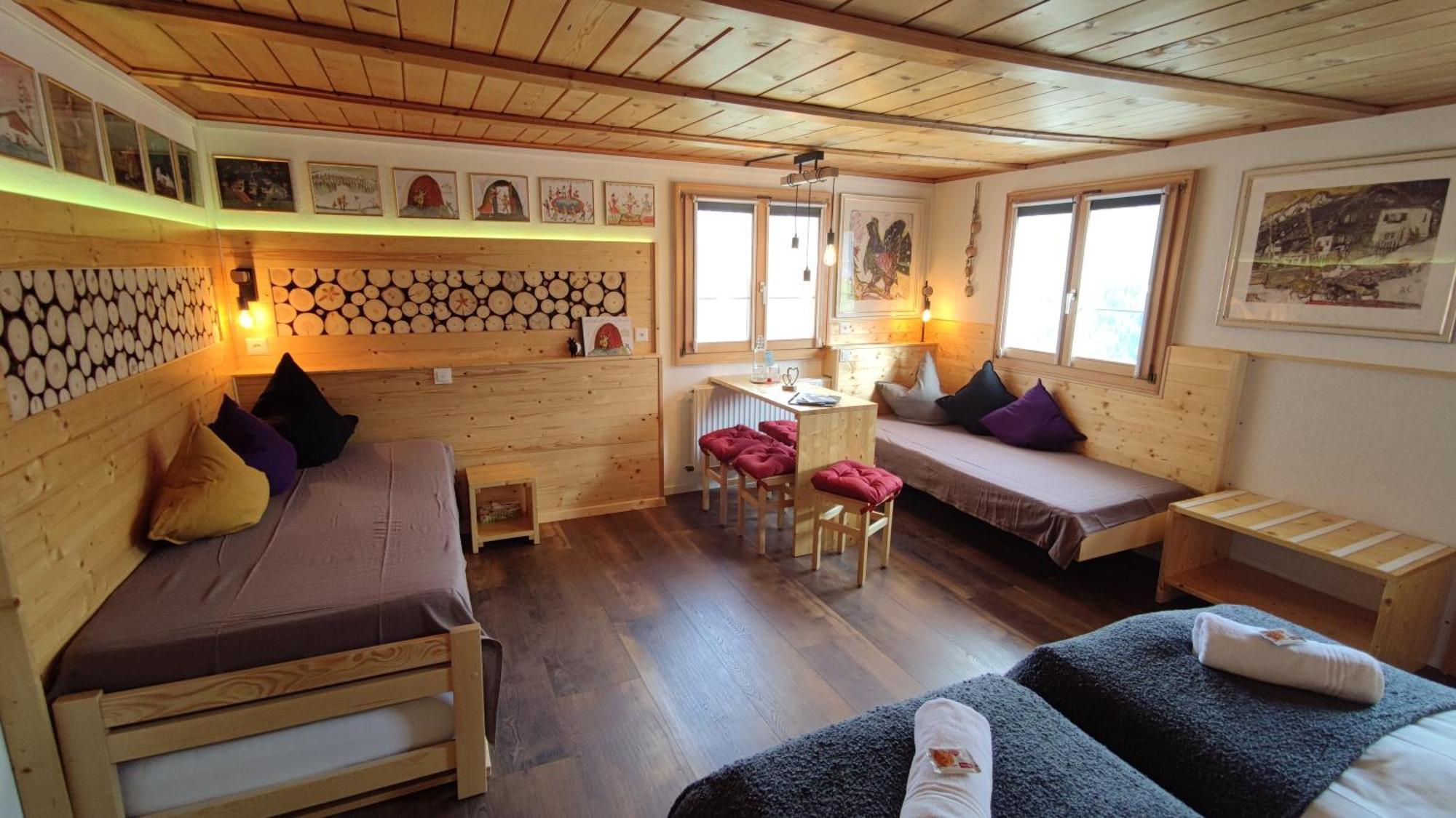 Gasthaus Alpina Tschappina Dış mekan fotoğraf