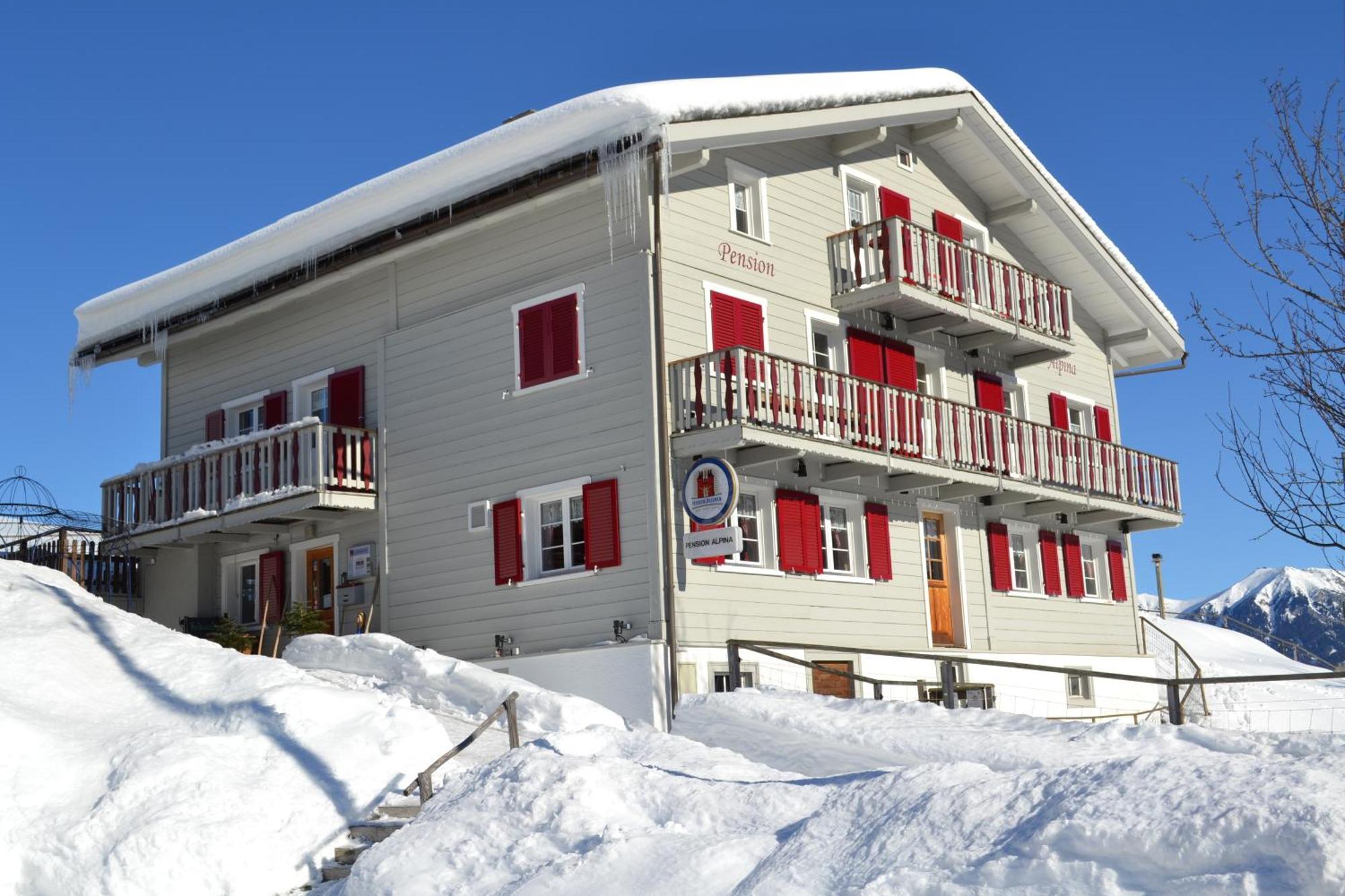 Gasthaus Alpina Tschappina Dış mekan fotoğraf