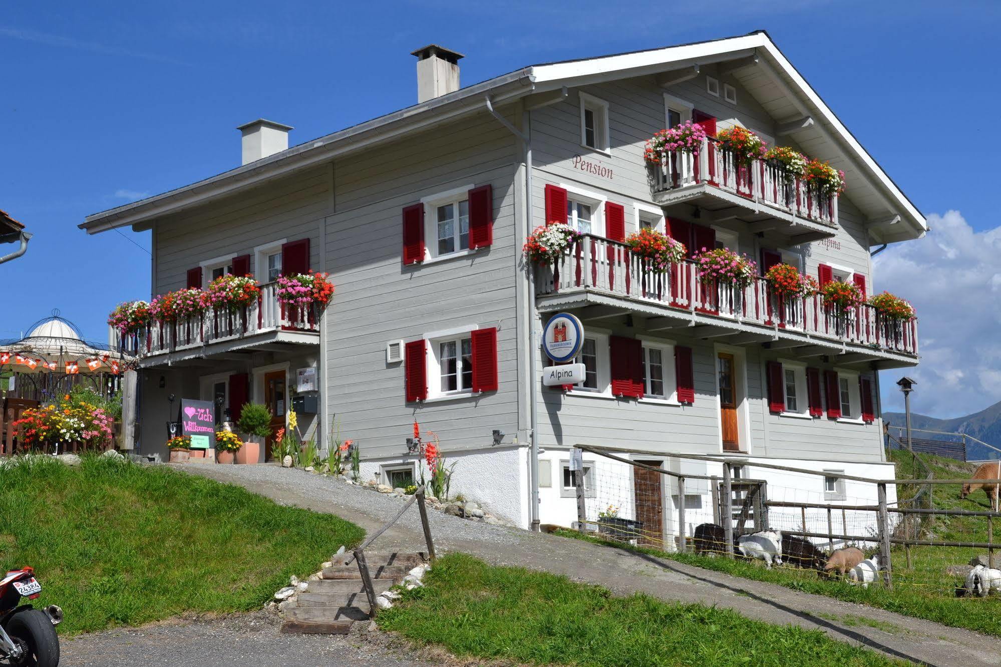 Gasthaus Alpina Tschappina Dış mekan fotoğraf